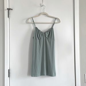 NWOT Light Blue Green Mini Dress